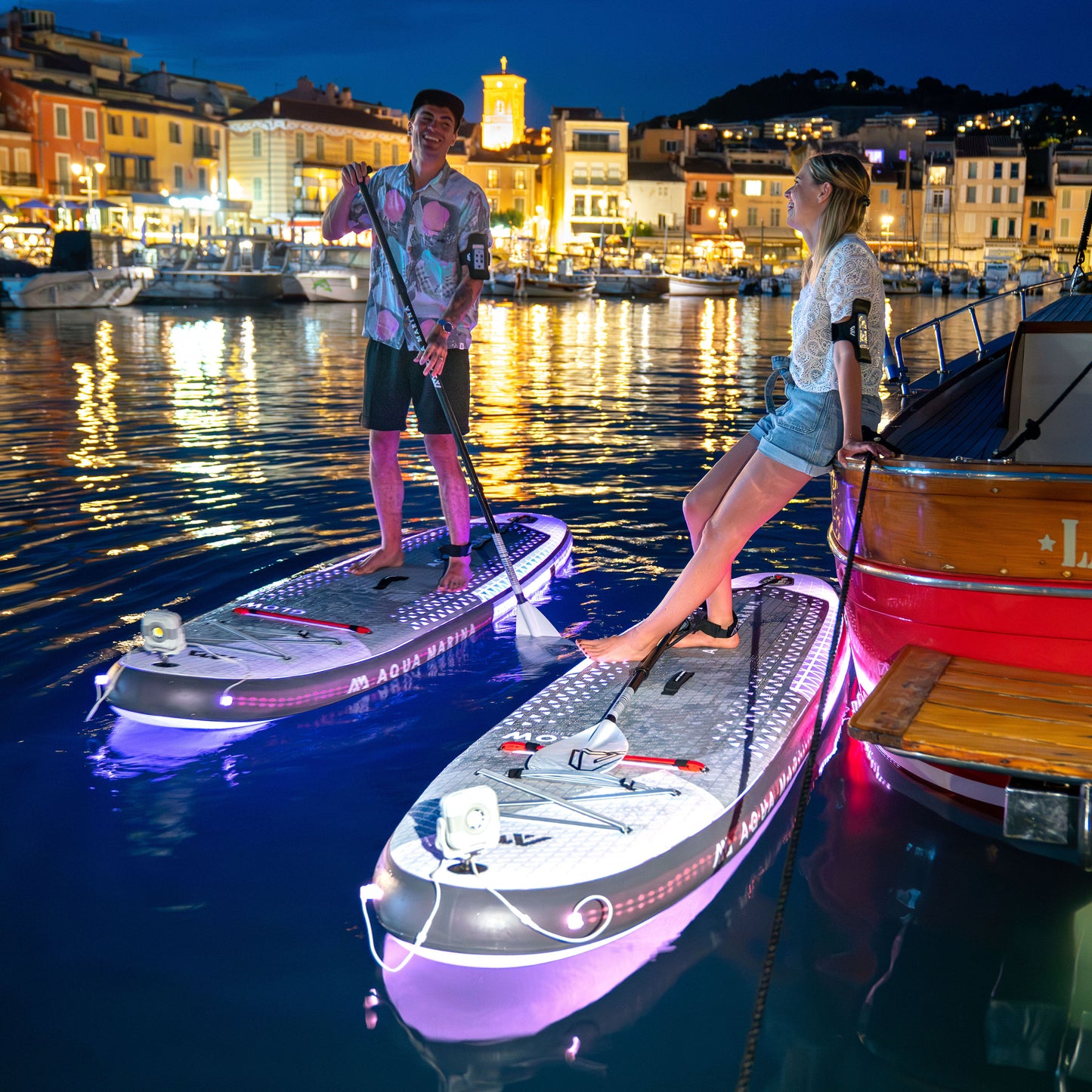 Aqua Marina - GLOW 10'4" All-around iSUP with Ambient Light System