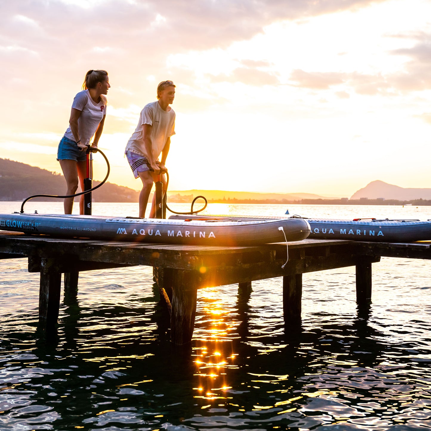 Aqua Marina - GLOW 10'4" All-around iSUP with Ambient Light System