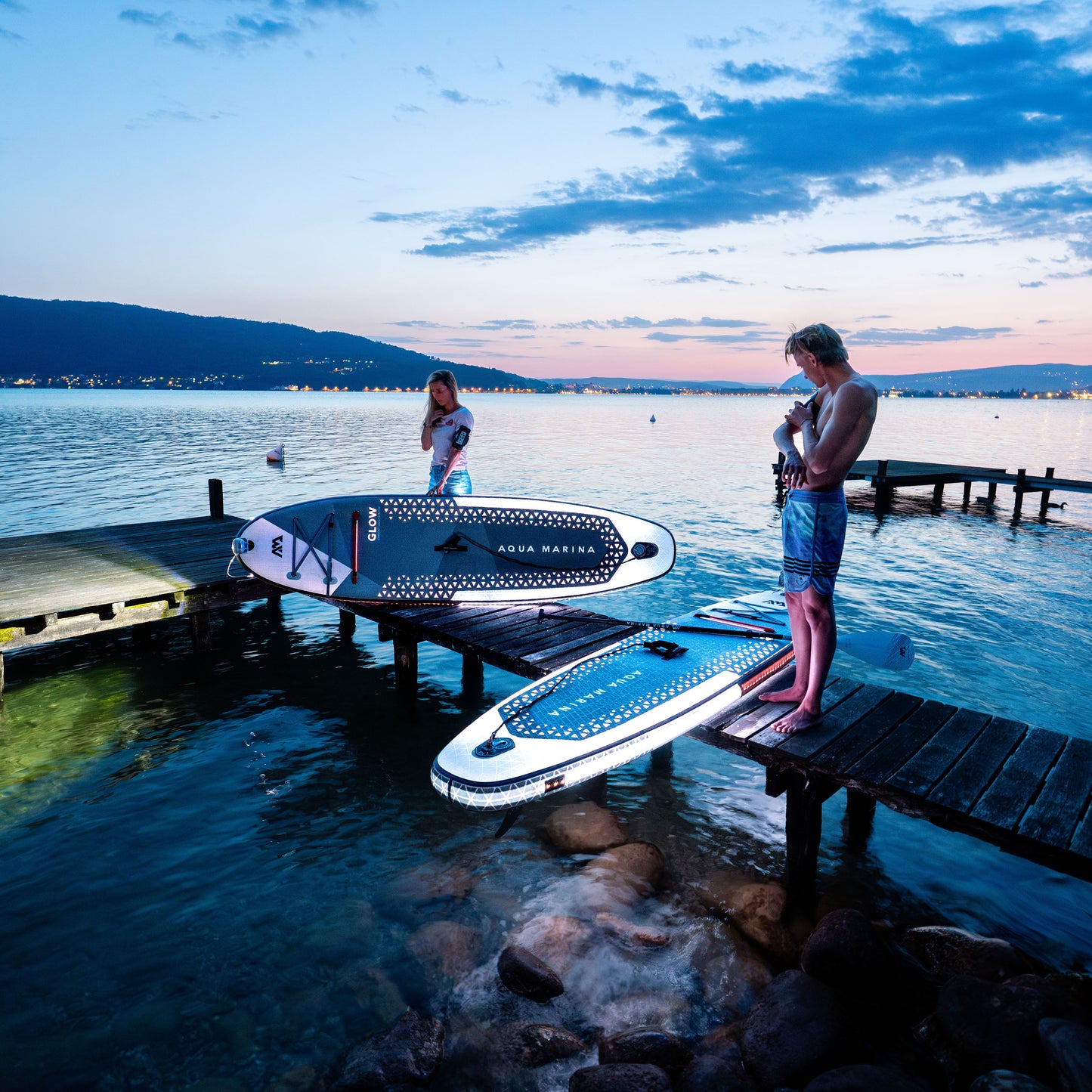 Aqua Marina - GLOW 10'4" All-around iSUP with Ambient Light System
