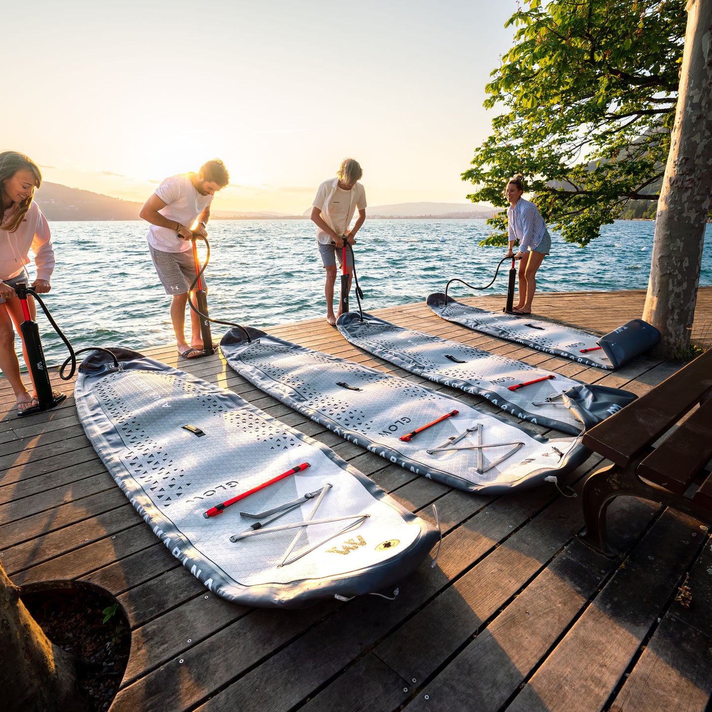 Aqua Marina - GLOW 10'4" All-around iSUP with Ambient Light System