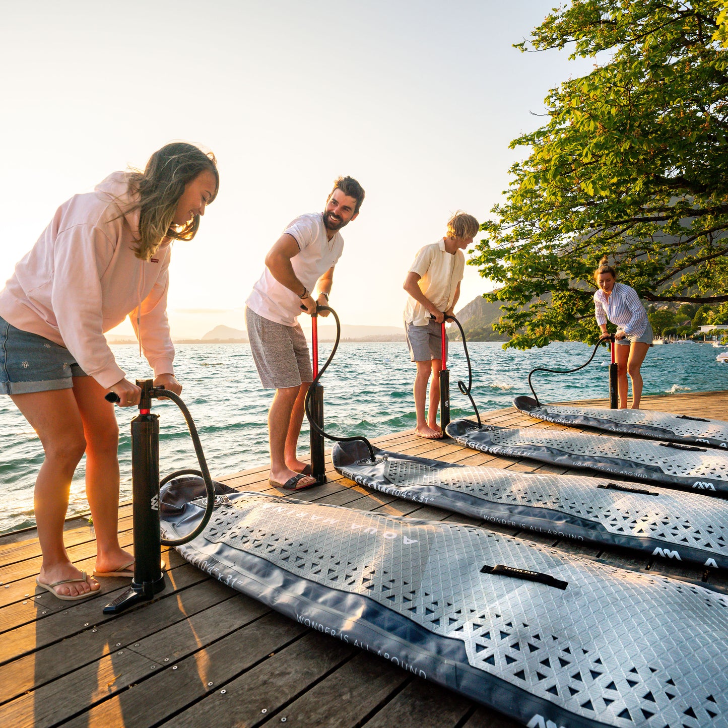 Aqua Marina - GLOW 10'4" All-around iSUP with Ambient Light System