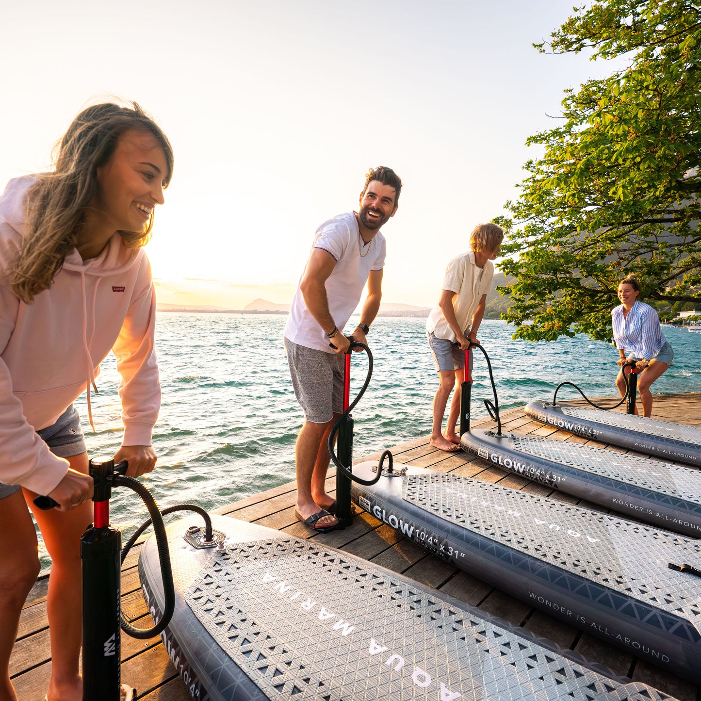Aqua Marina - GLOW 10'4" All-around iSUP with Ambient Light System
