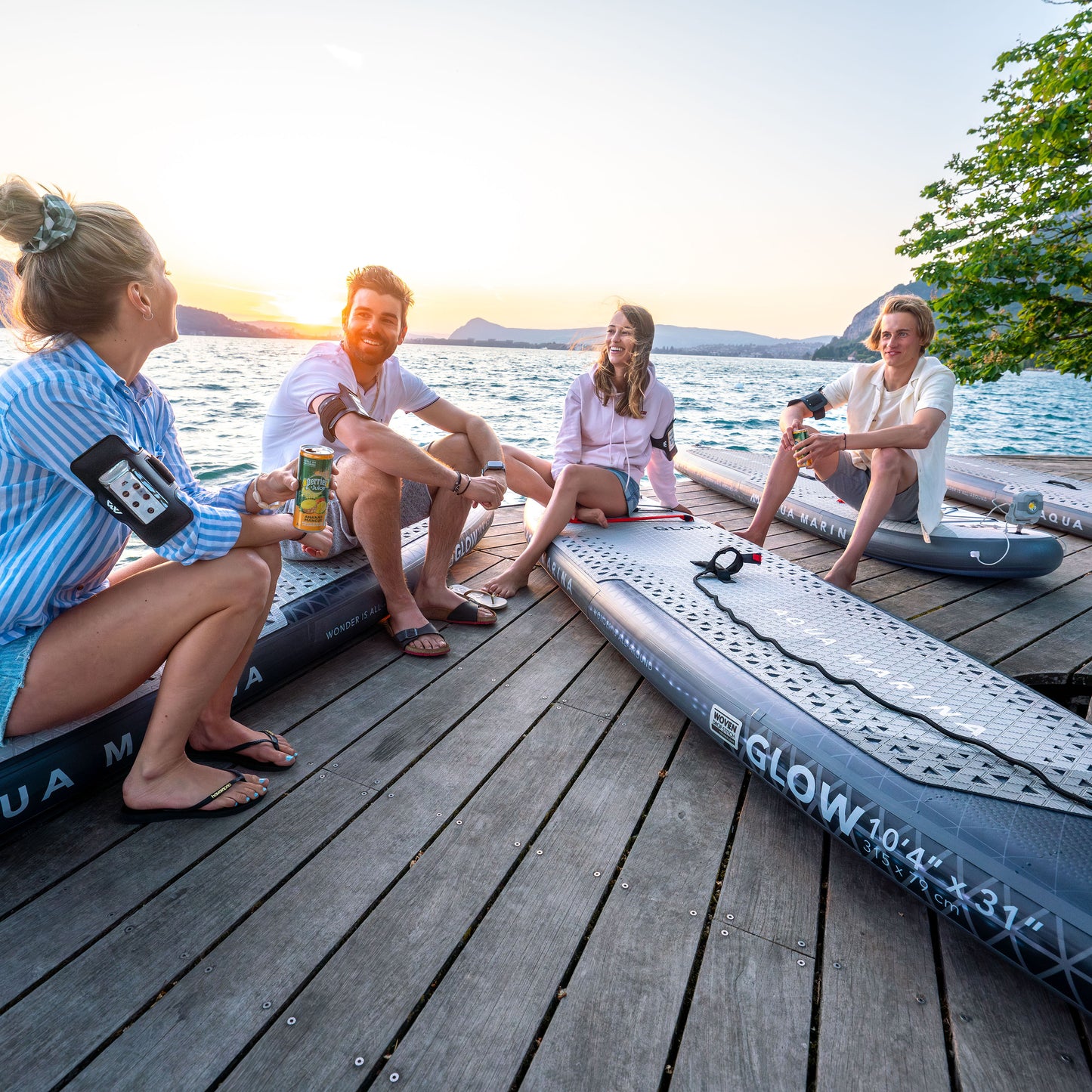 Aqua Marina - GLOW 10'4" All-around iSUP with Ambient Light System