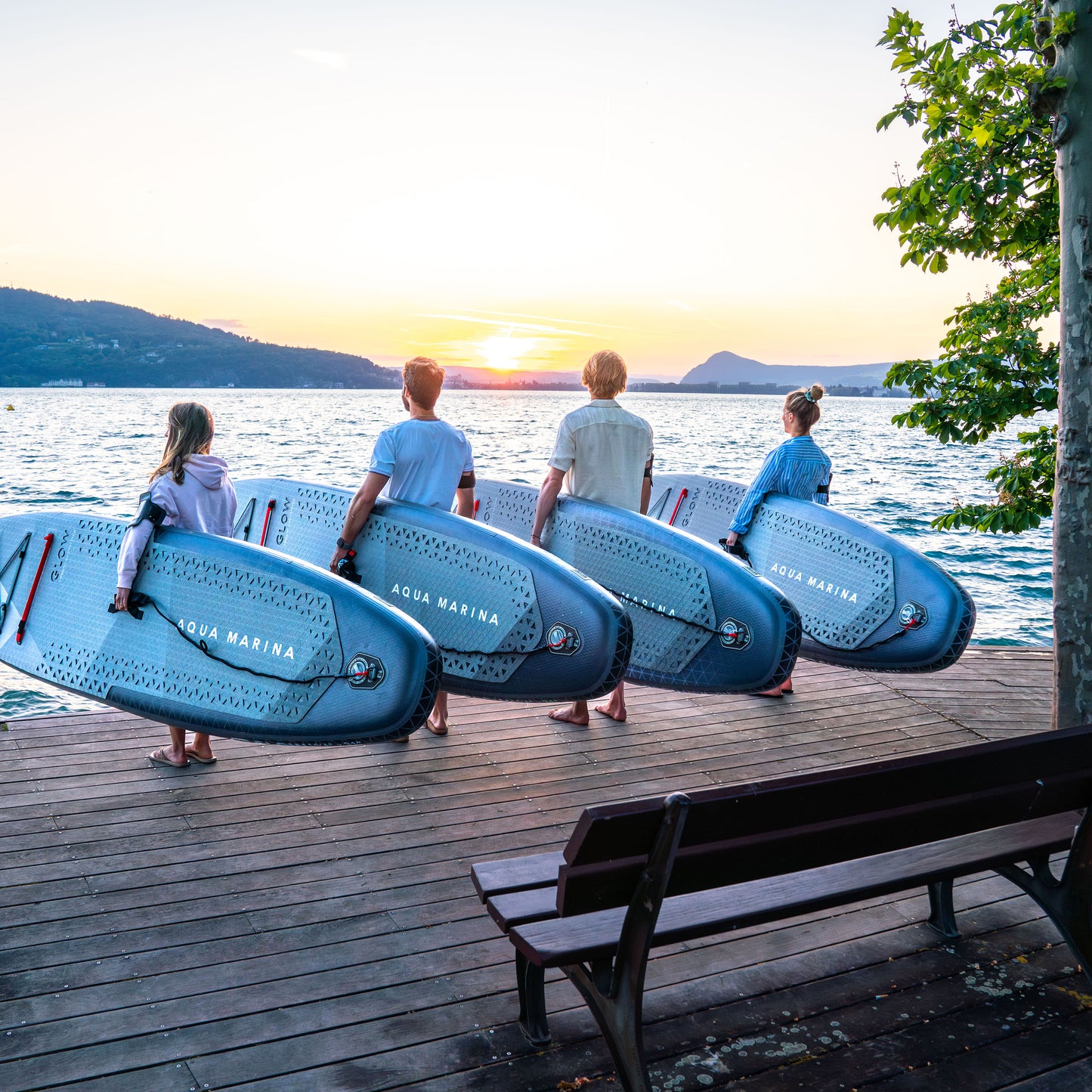 Aqua Marina - GLOW 10'4" All-around iSUP with Ambient Light System