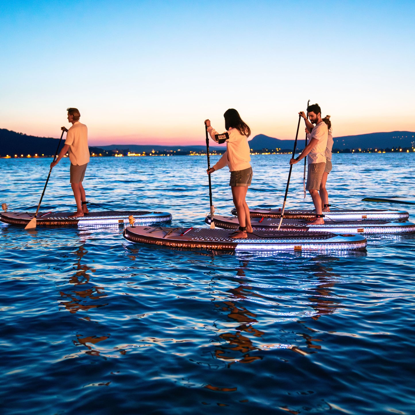 Aqua Marina - GLOW 10'4" All-around iSUP with Ambient Light System
