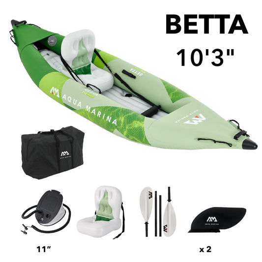 Aqua Marina - BETTA-312 Recreational 1-person Kayak - Aqua Marina