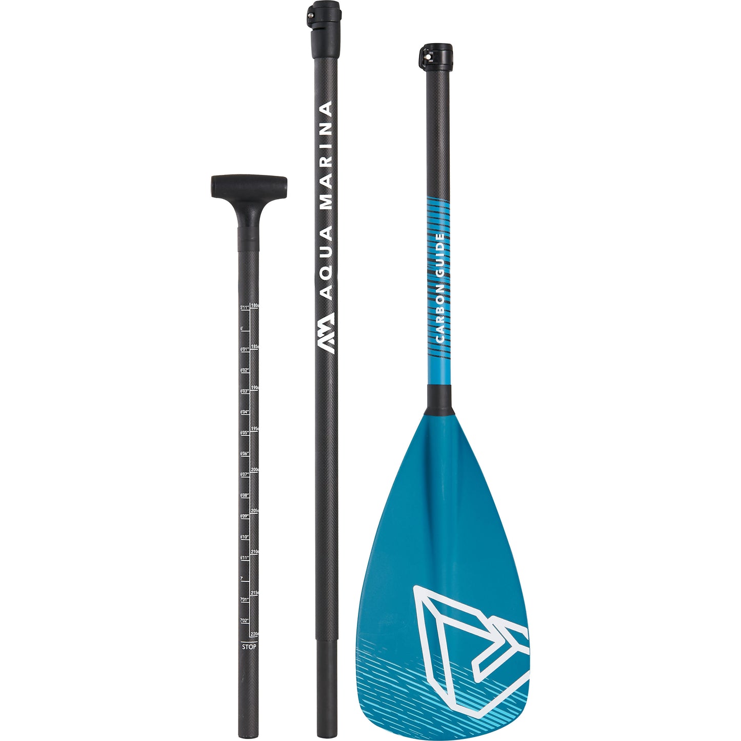 Aqua Marina - CARBON GUIDE Adjustable Carbon/Fiberglass iSUP Paddle (3 sections) - Aqua Marina