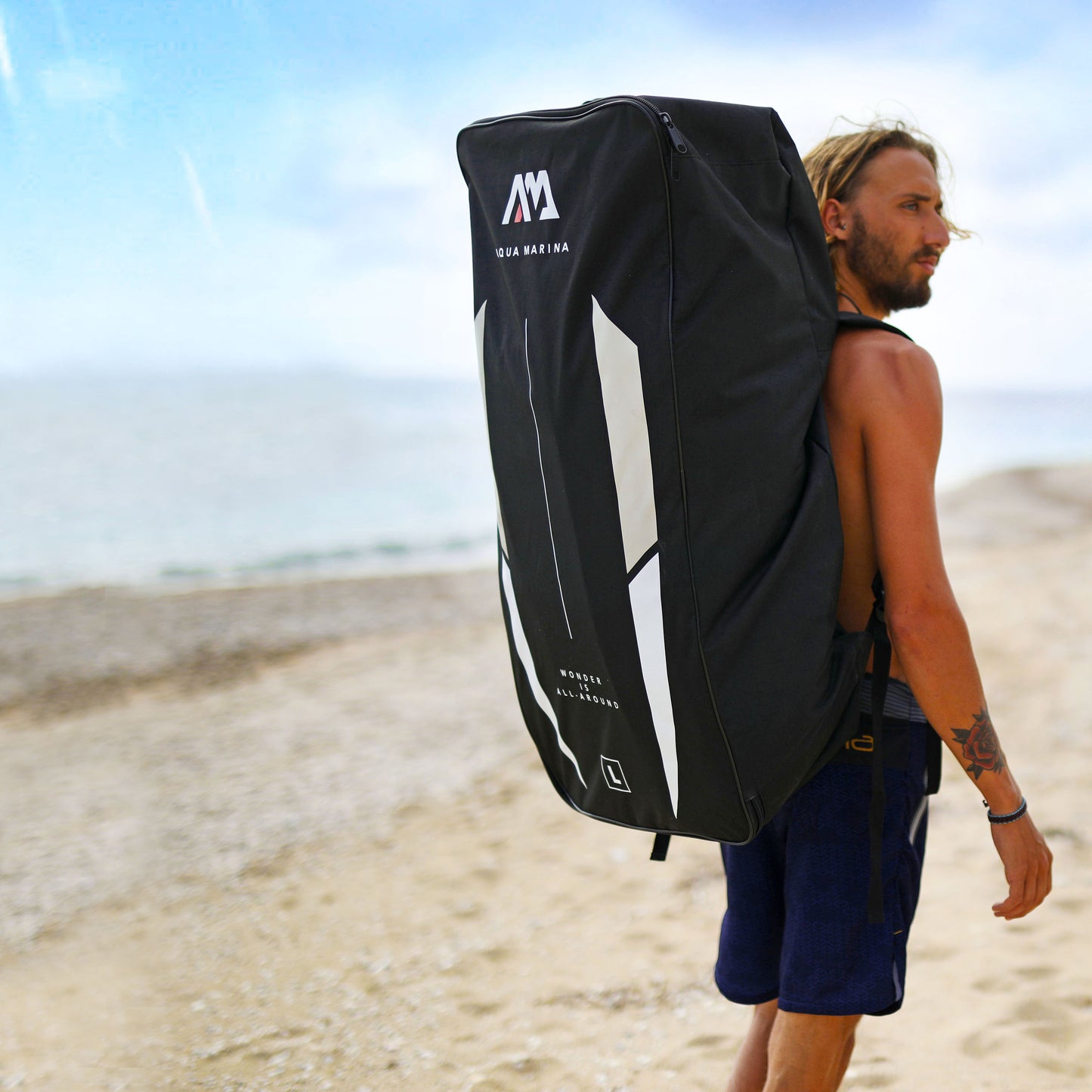 Aqua Marina - Premium Zip Backpack - L - Aqua Marina