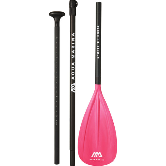 Aqua Marina - CORAL Sports III Adjustable Aluminum iSUP Paddle - Aqua Marina