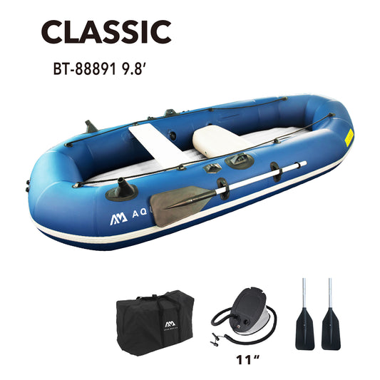 Aqua Marina - Classic Advanced Fishing Boat w/Mount for T-18 Trolling Motor - Aqua Marina