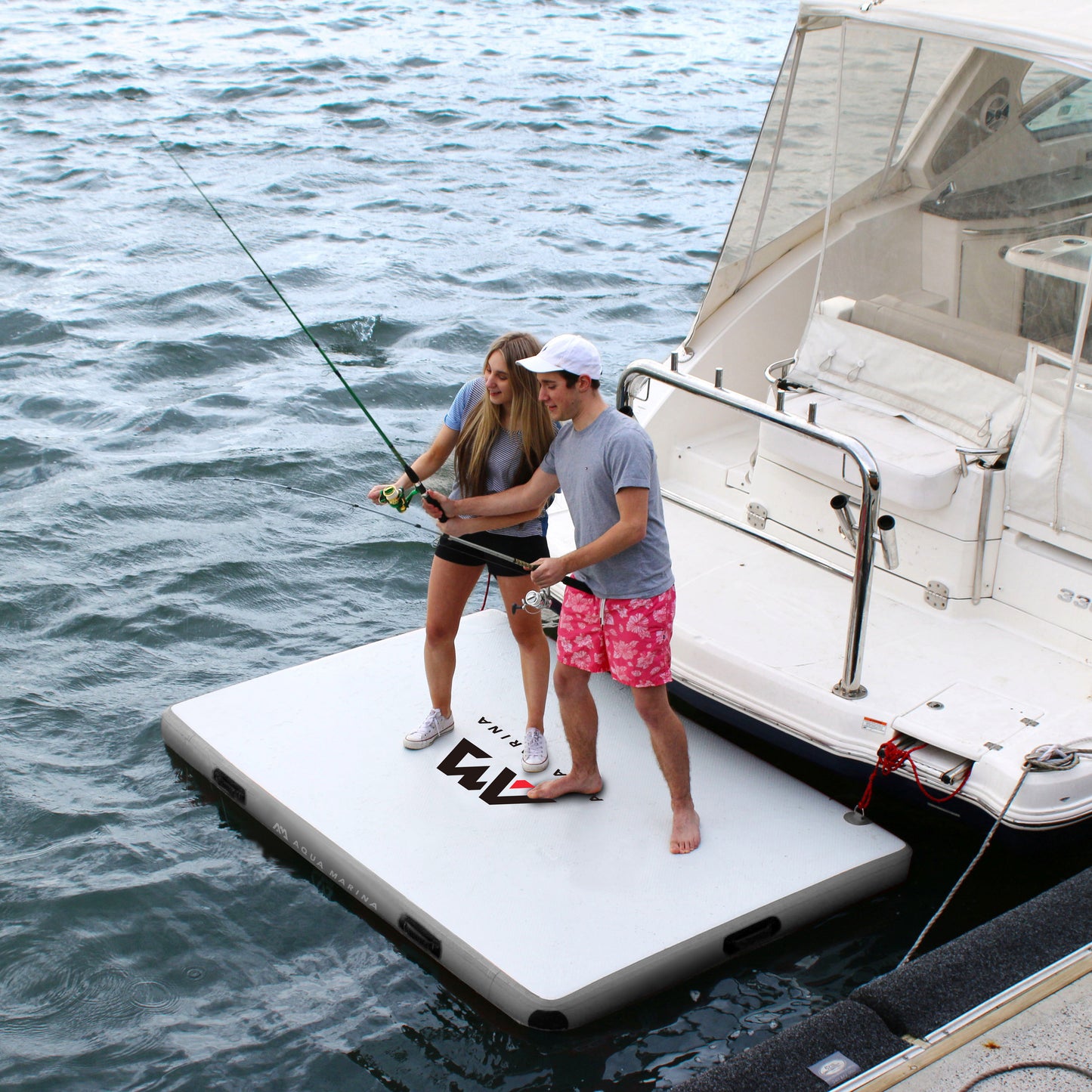 Aqua Marina - ISLAND 8' 2" Inflatable Air Platform - Aqua Marina