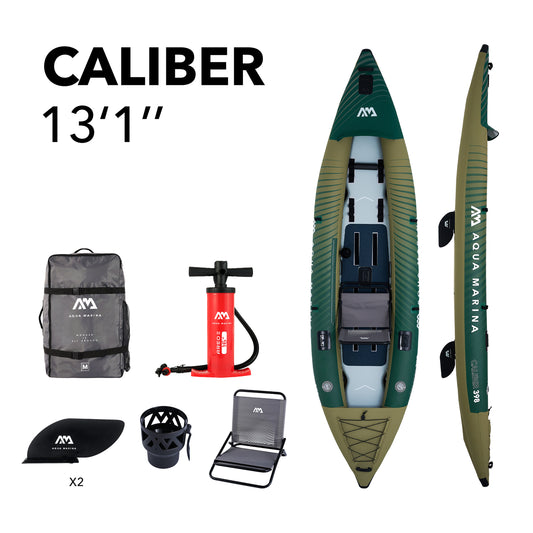 Aqua Marina - Caliber Angling Kayak 1/2-person - Aqua Marina