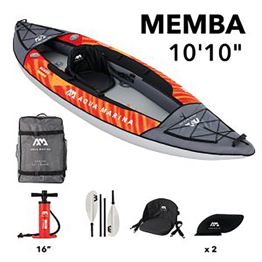 Aqua Marina - MEMBA 330 Touring 1-person Kayak - Aqua Marina