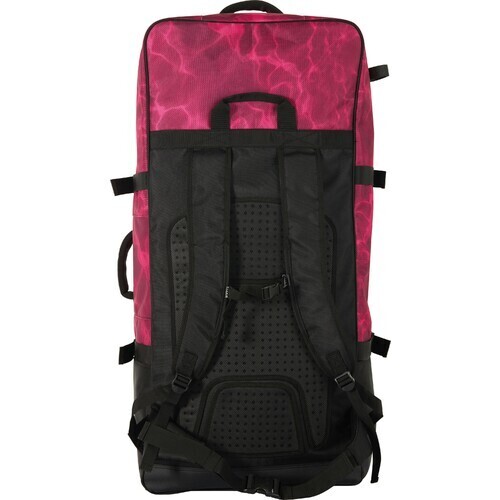 Premium Luggage Bag - (raspberry) With Rolling Wheel 123l