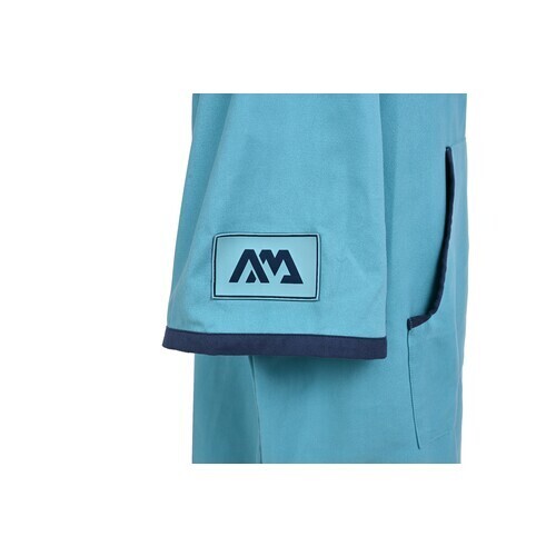 Micro-fabric Change Poncho (aqua) - Medium