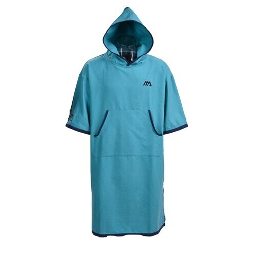 Micro-fabric Change Poncho (aqua) - Large