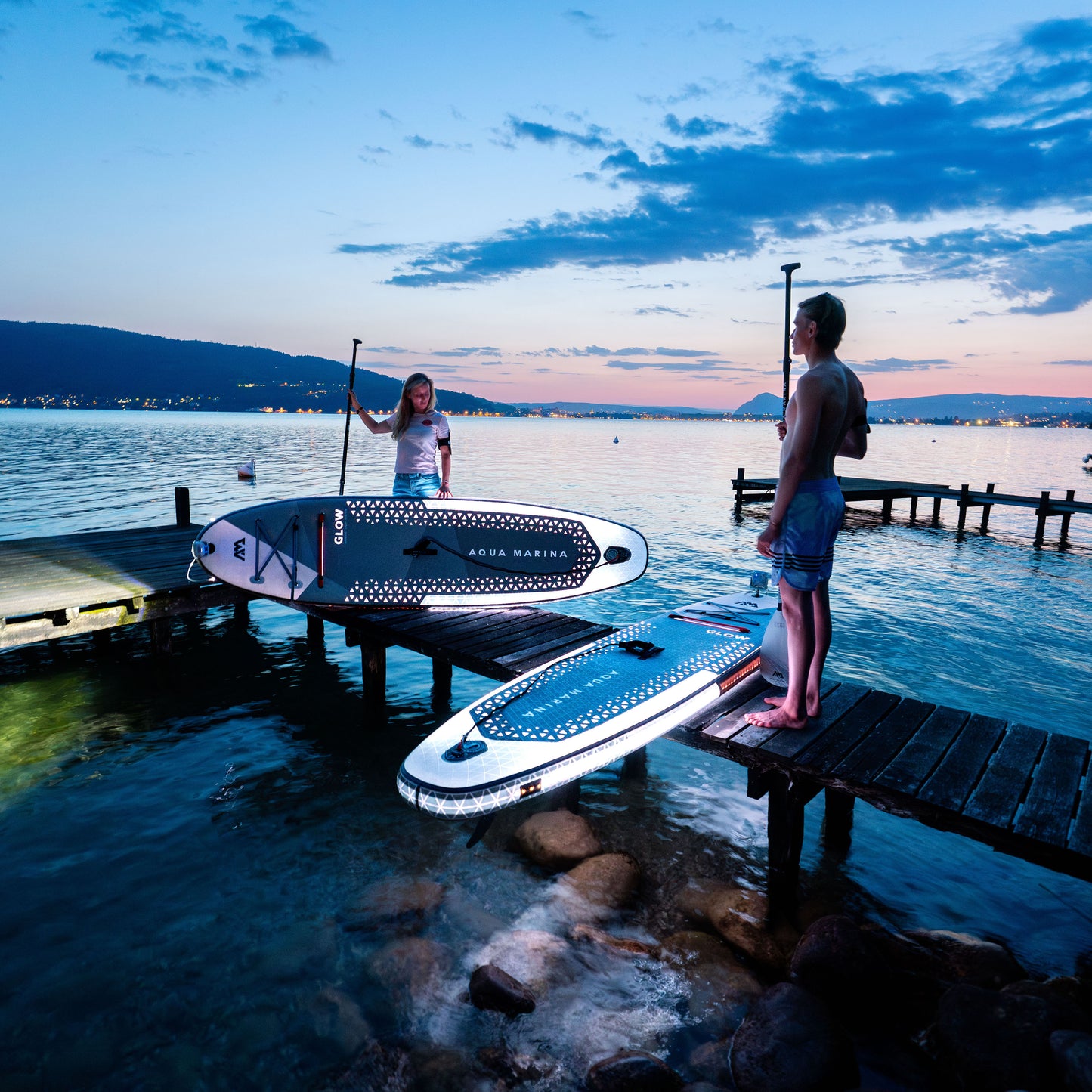 Aqua Marina - GLOW 10'4" All-around iSUP with Ambient Light System