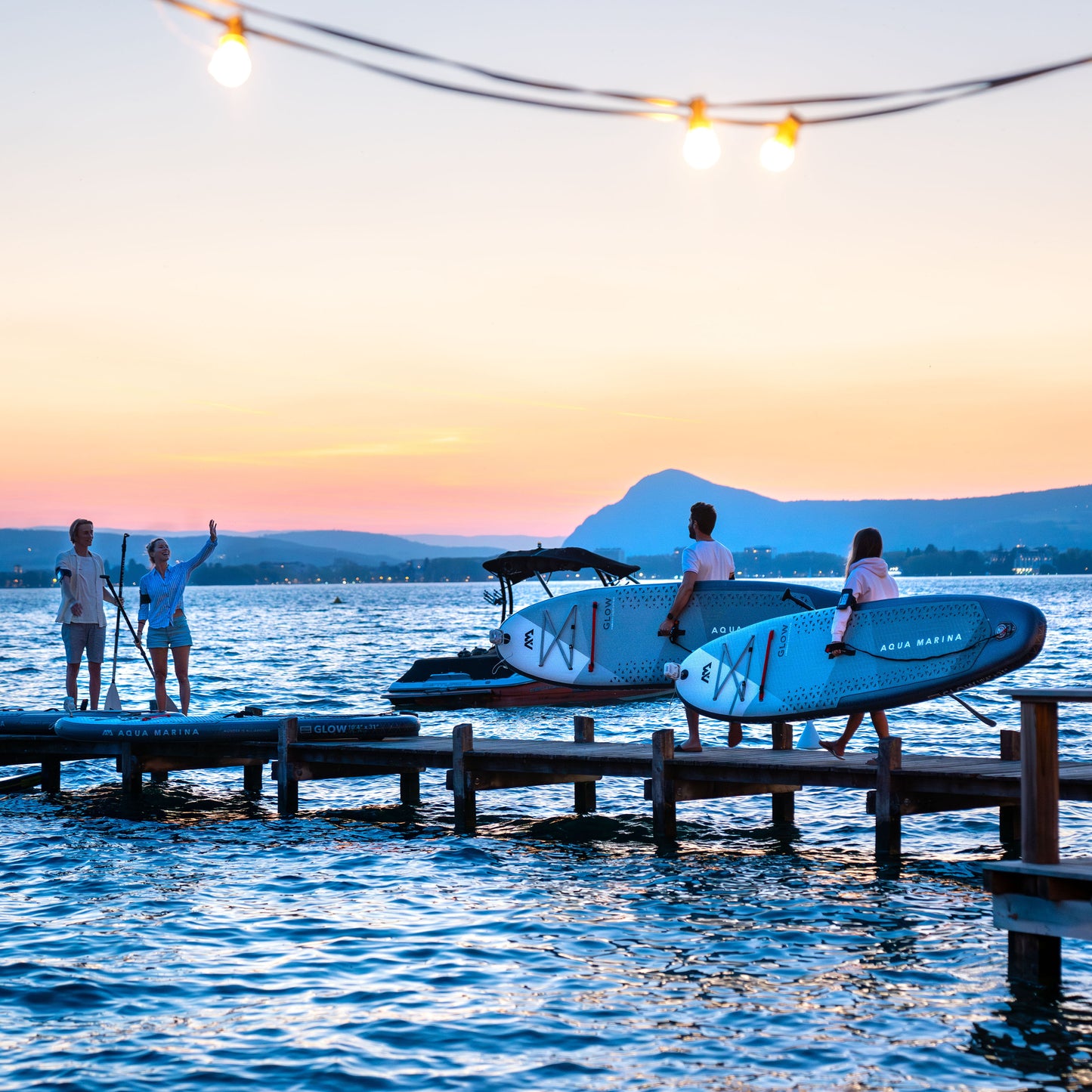 Aqua Marina - GLOW 10'4" All-around iSUP with Ambient Light System