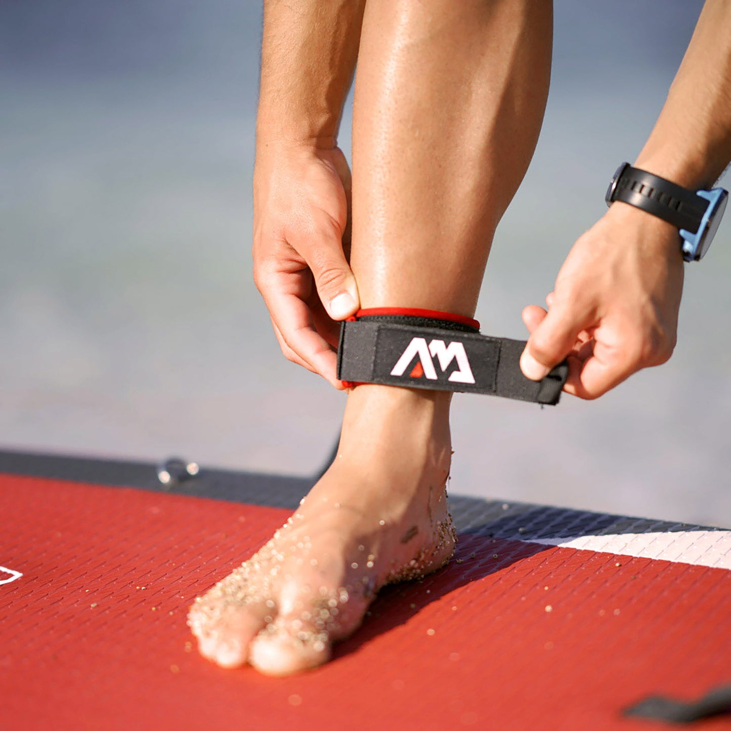 Aqua Marina - 8" Paddle Board Safety Leash - Aqua Marina
