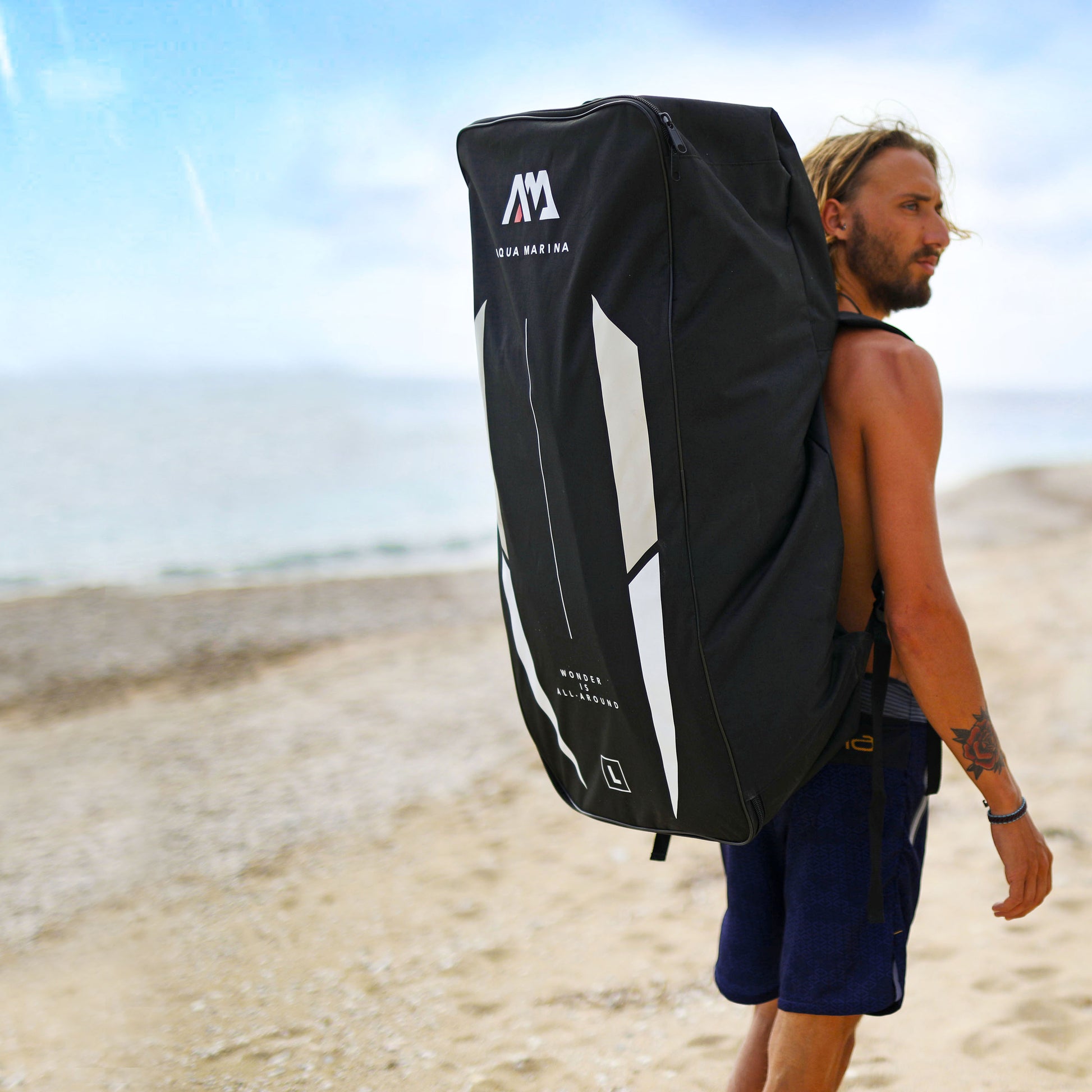 Aqua Marina - Premium Zip Backpack - L - Aqua Marina