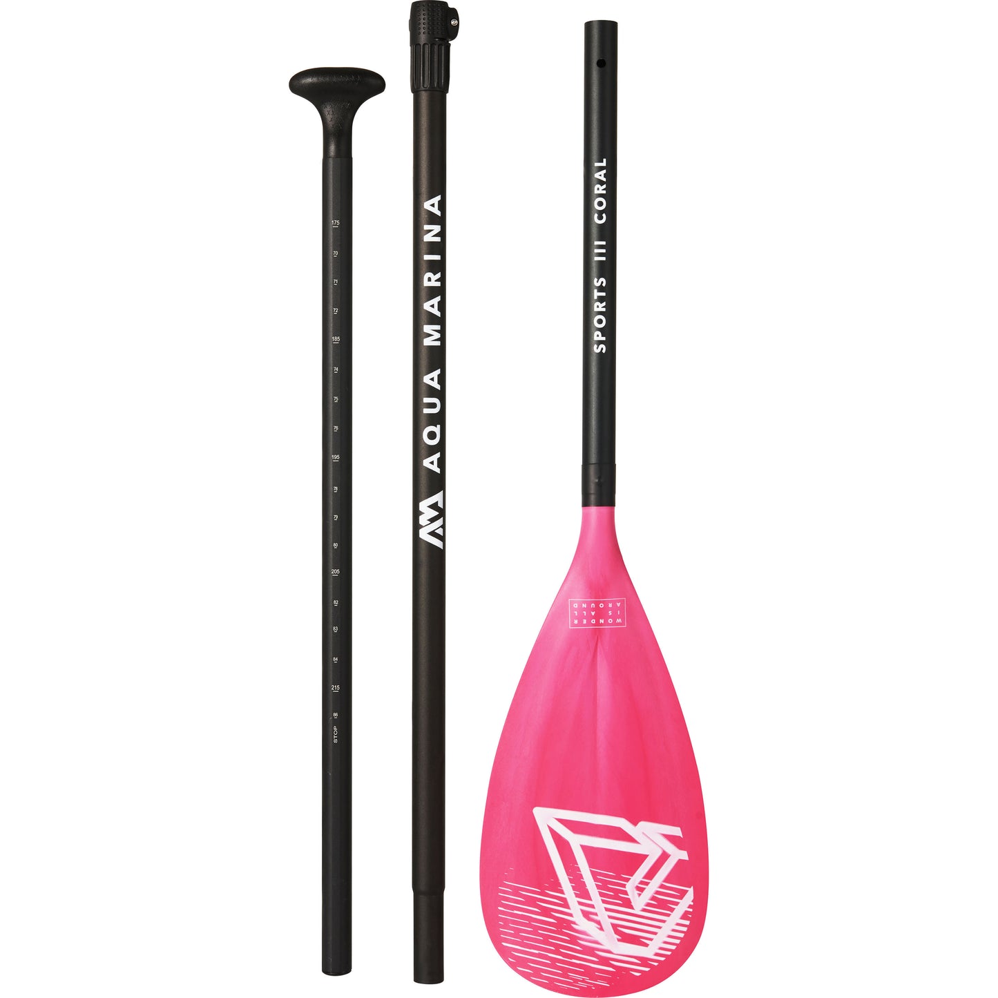Aqua Marina - CORAL Sports III Adjustable Aluminum iSUP Paddle - Aqua Marina
