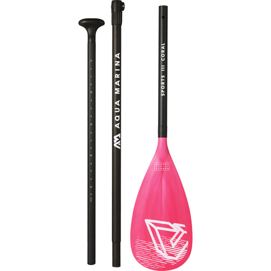Aqua Marina - CORAL Sports III Adjustable Aluminum iSUP Paddle - Aqua Marina