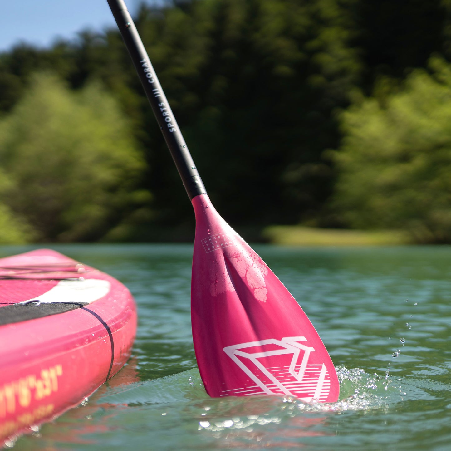Aqua Marina - CORAL Sports III Adjustable Aluminum iSUP Paddle - Aqua Marina