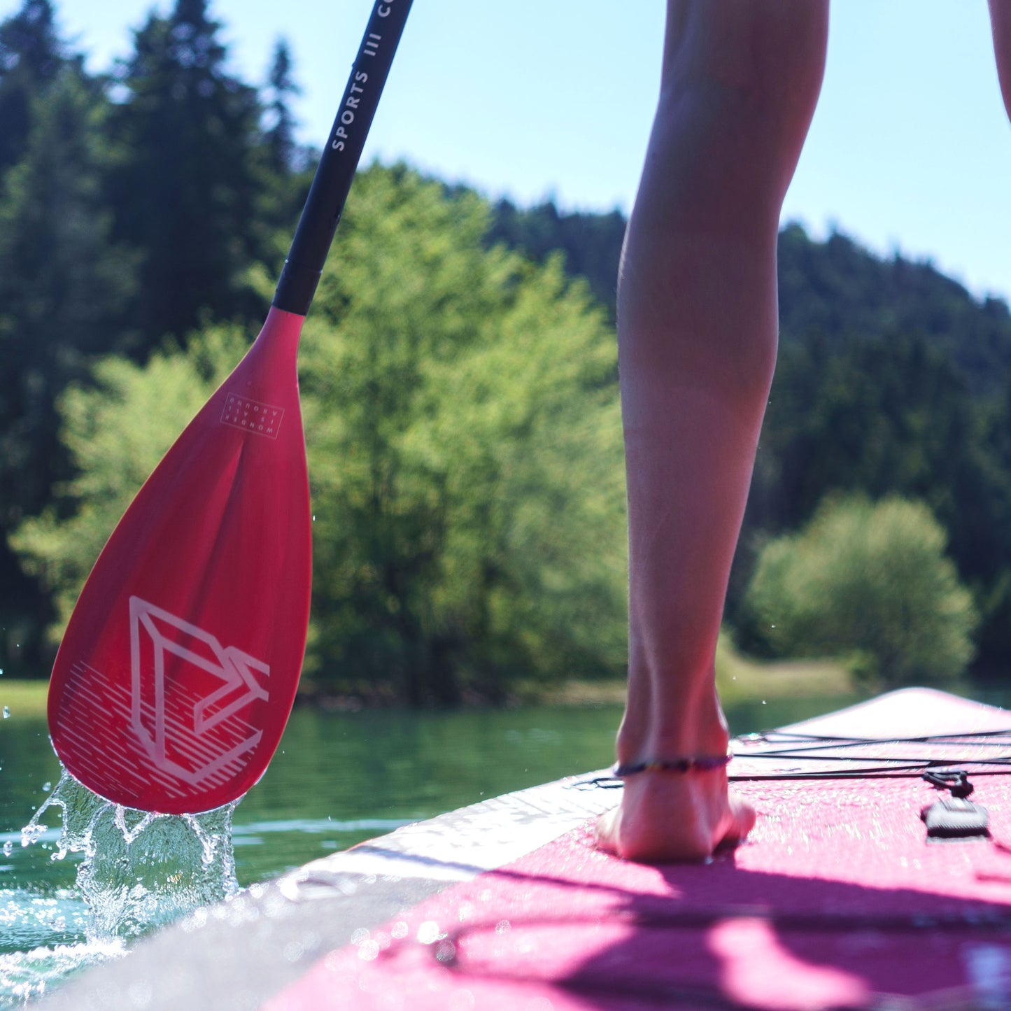 Aqua Marina - CORAL Sports III Adjustable Aluminum iSUP Paddle - Aqua Marina