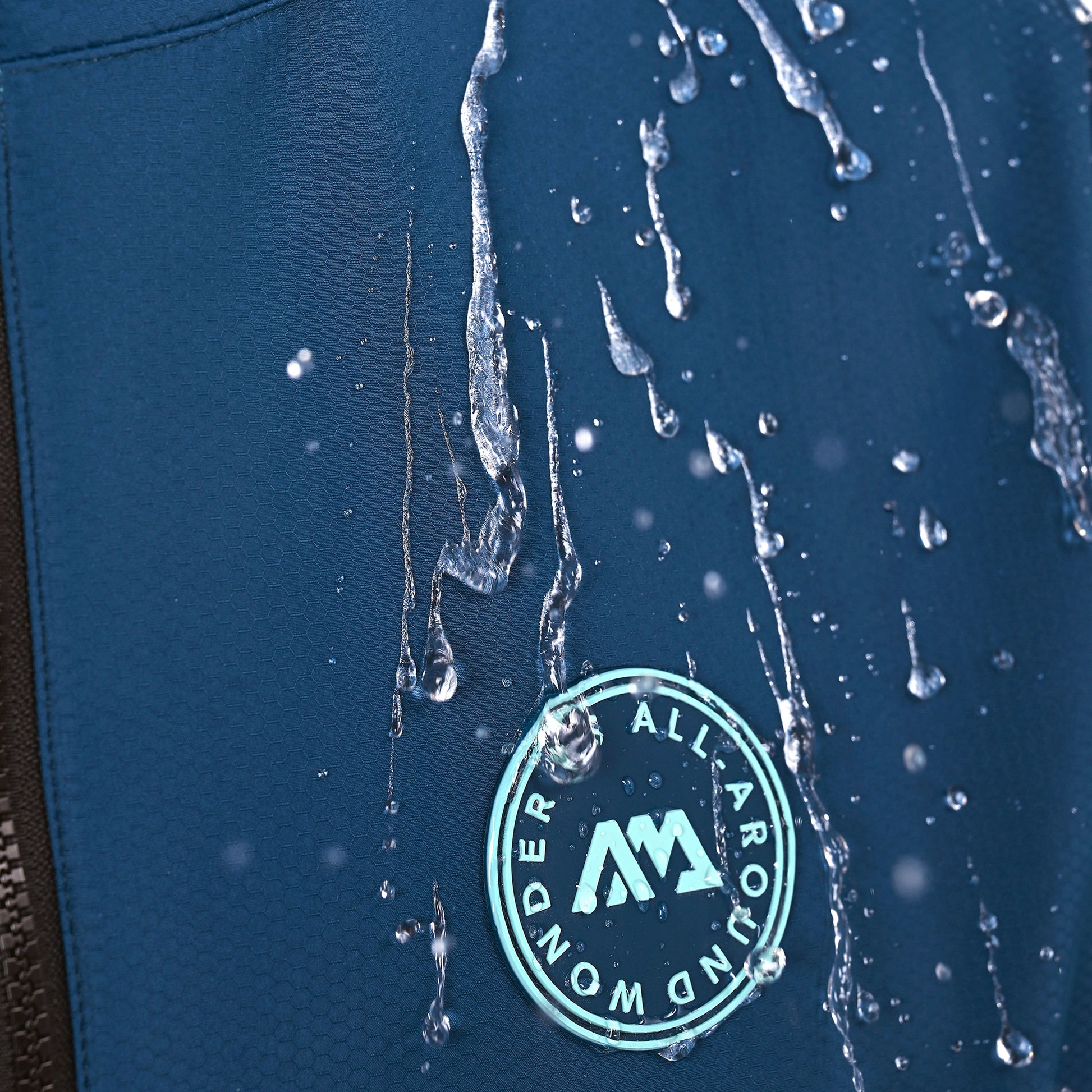Aqua Marina - Water-repellent Thermal Poncho (Navy) - Large - Aqua Marina