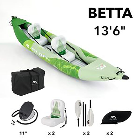 Aqua Marina - BETTA-412 Recreational 2-person Kayak - Aqua Marina