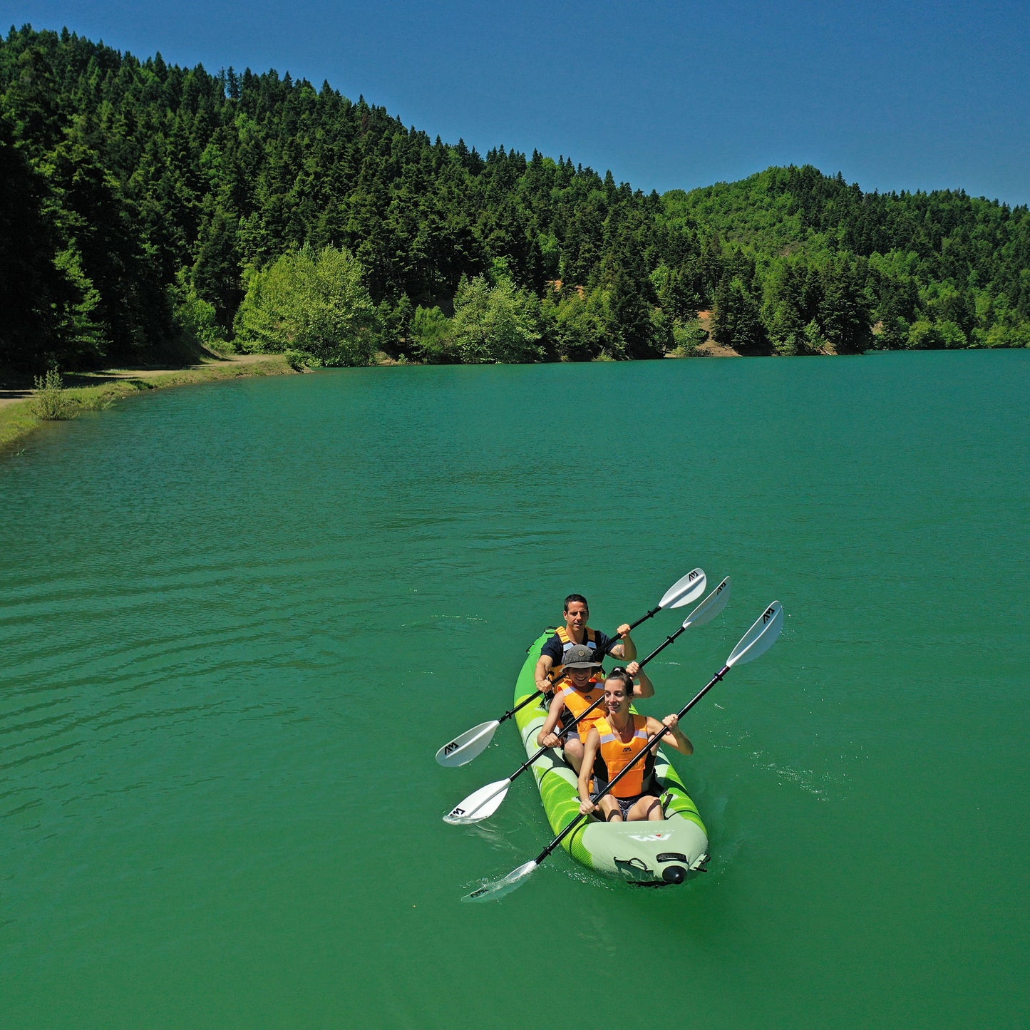 Aqua Marina - BETTA-475 Recreational 3-person Kayak/Canoe - Aqua Marina