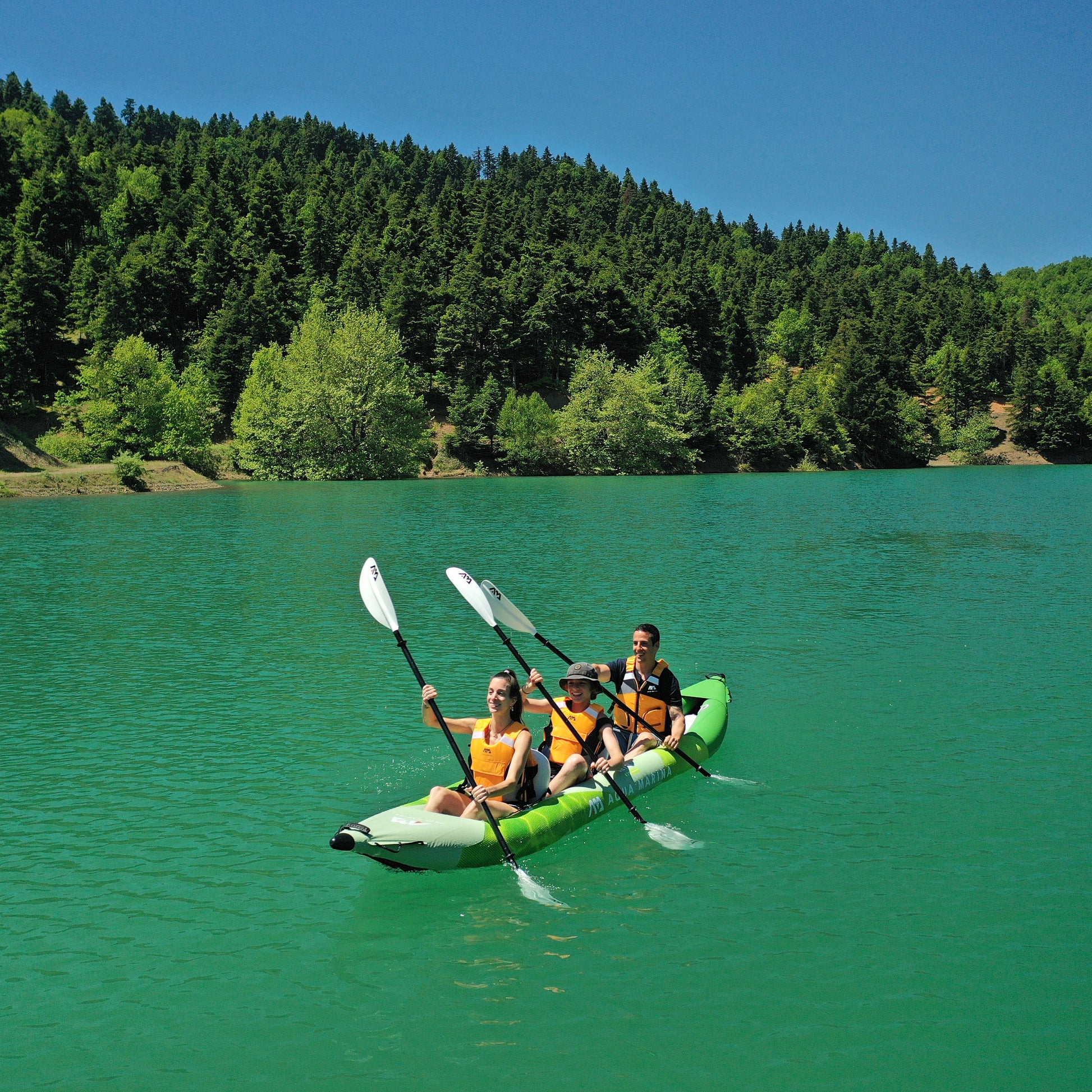 Aqua Marina - BETTA-475 Recreational 3-person Kayak/Canoe - Aqua Marina