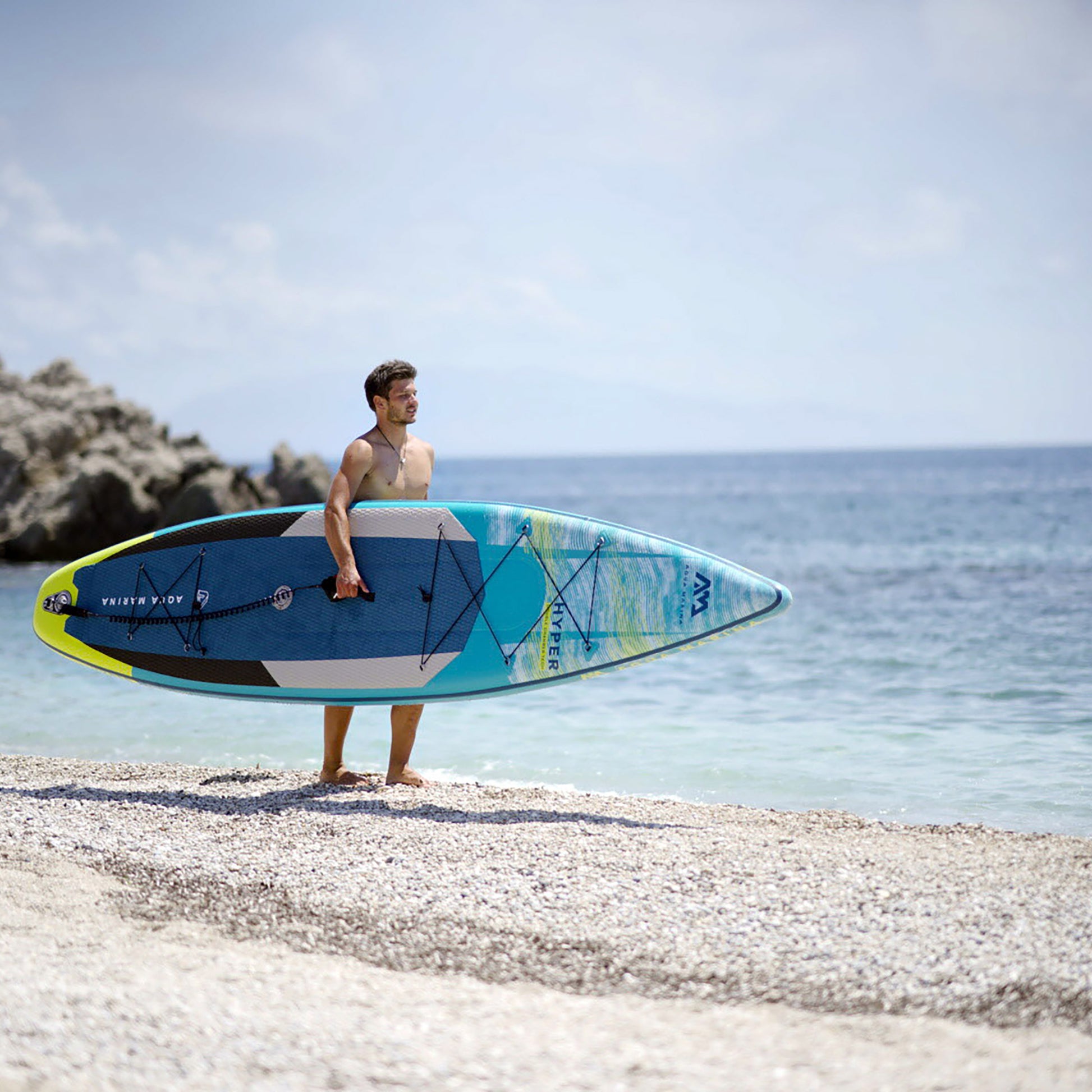Aqua Marina - HYPER 12' 6" Touring Inflatable Stand Up Paddle Board (iSup) - Aqua Marina