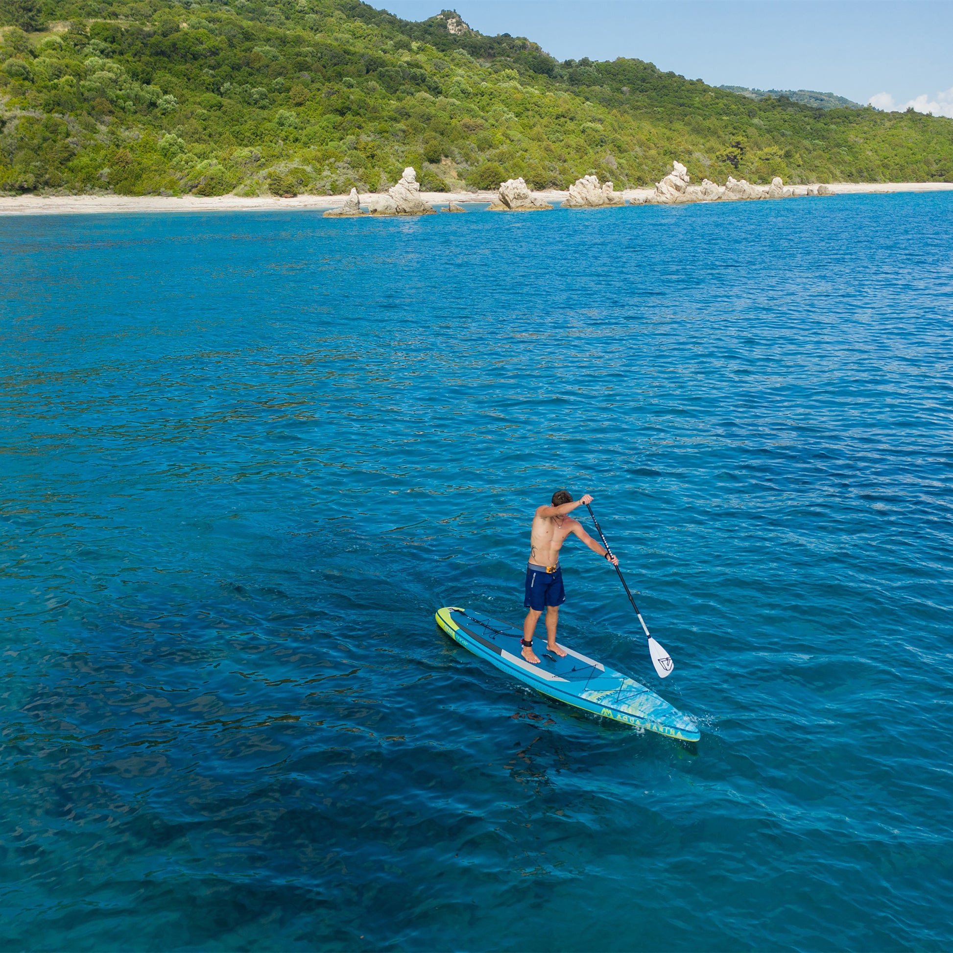 Aqua Marina - HYPER 12' 6" Touring Inflatable Stand Up Paddle Board (iSup) - Aqua Marina