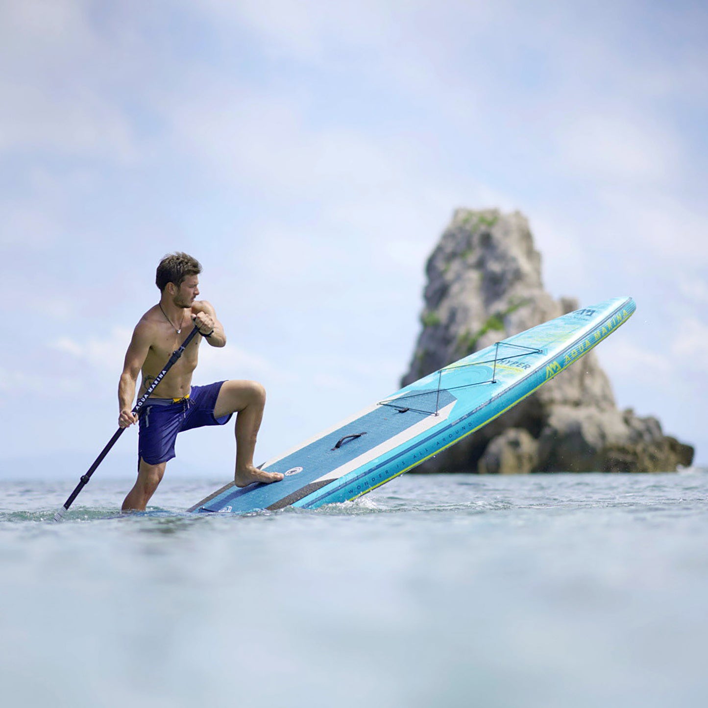 Aqua Marina - HYPER 12' 6" Touring Inflatable Stand Up Paddle Board (iSup) - Aqua Marina