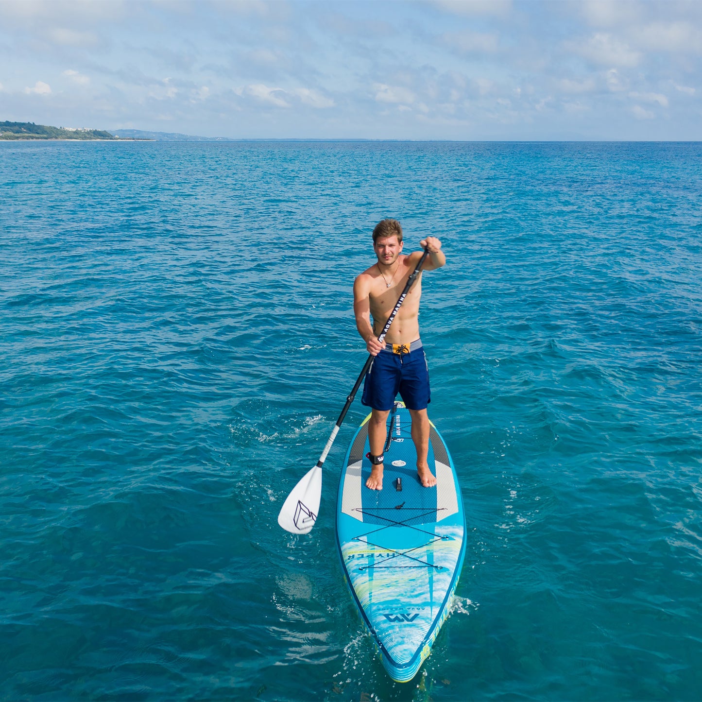 Aqua Marina - HYPER 12' 6" Touring Inflatable Stand Up Paddle Board (iSup) - Aqua Marina