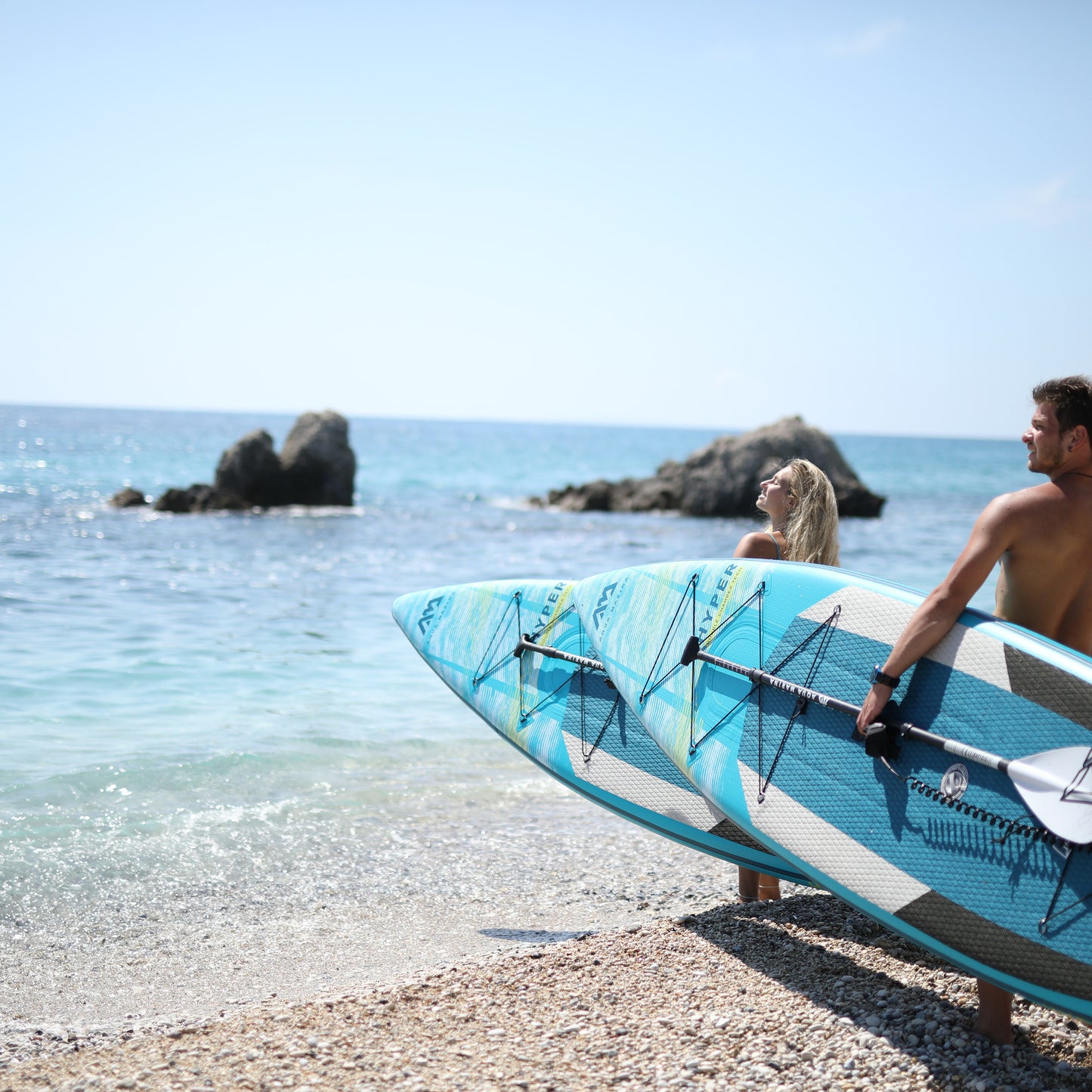 Aqua Marina - HYPER 12' 6" Touring Inflatable Stand Up Paddle Board (iSup) - Aqua Marina