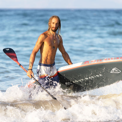 Aqua Marina - WAVE 8' 8" Surf Inflatable Stand Up Paddle Board (iSup) - Aqua Marina