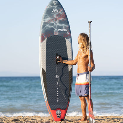 Aqua Marina - WAVE 8' 8" Surf Inflatable Stand Up Paddle Board (iSup) - Aqua Marina