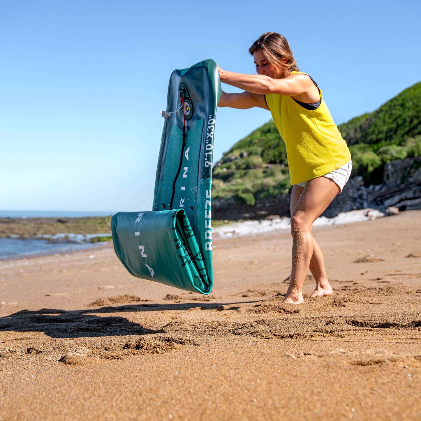 Aqua Marina - BREEZE 9'10" All-Around Inflatable Stand Up Paddle Board (iSup)