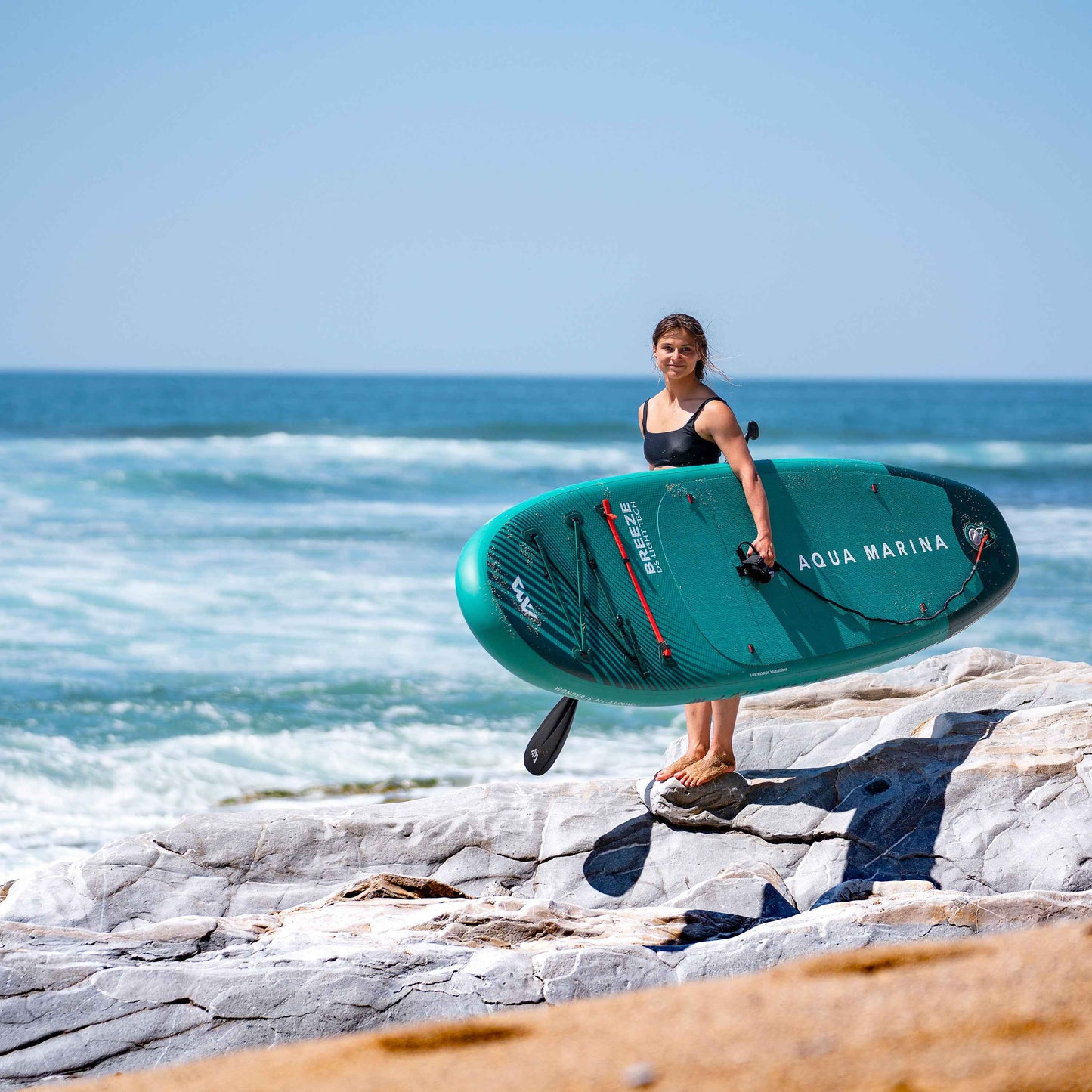 Aqua Marina - BREEZE 9'10" All-Around Inflatable Stand Up Paddle Board (iSup)