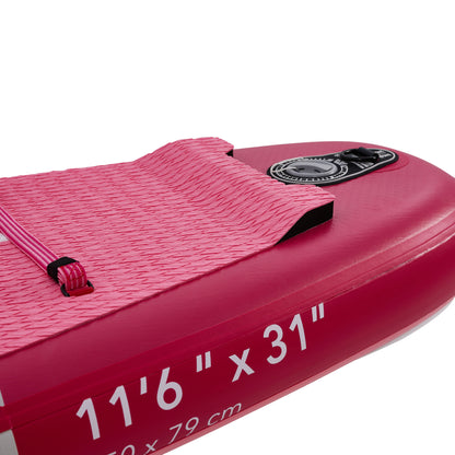 Aqua Marina - CORAL Touring (Raspberry) 11' 6" Inflatable Stand Up Paddle Board (iSup) - Aqua Marina