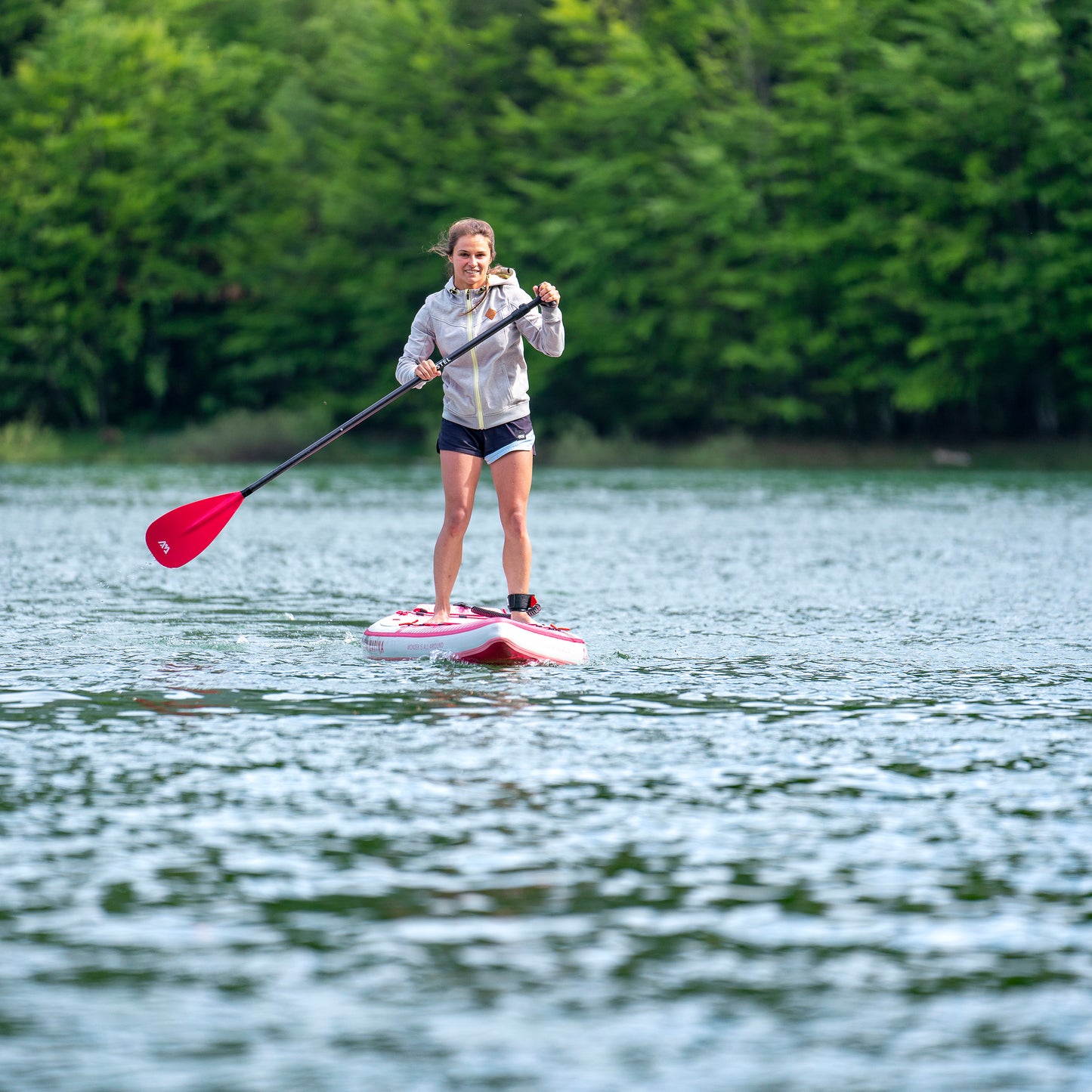 Aqua Marina - CORAL Touring (Raspberry) 11' 6" Inflatable Stand Up Paddle Board (iSup) - Aqua Marina