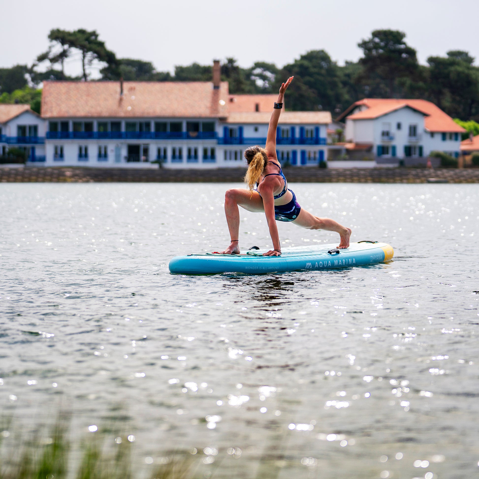 Aqua Marina - DHYANA Fitness 10' 8" Inflatable Stand Up Paddle Board (iSup) - Aqua Marina