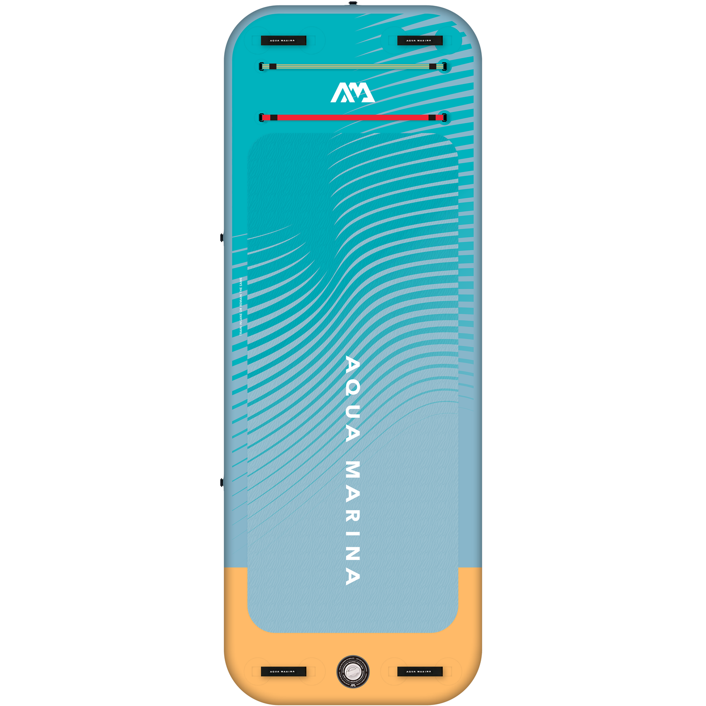 Aqua Marina - PEACE 8'2" Inflatable Fitness Mat w/Carry Strap - Aqua Marina