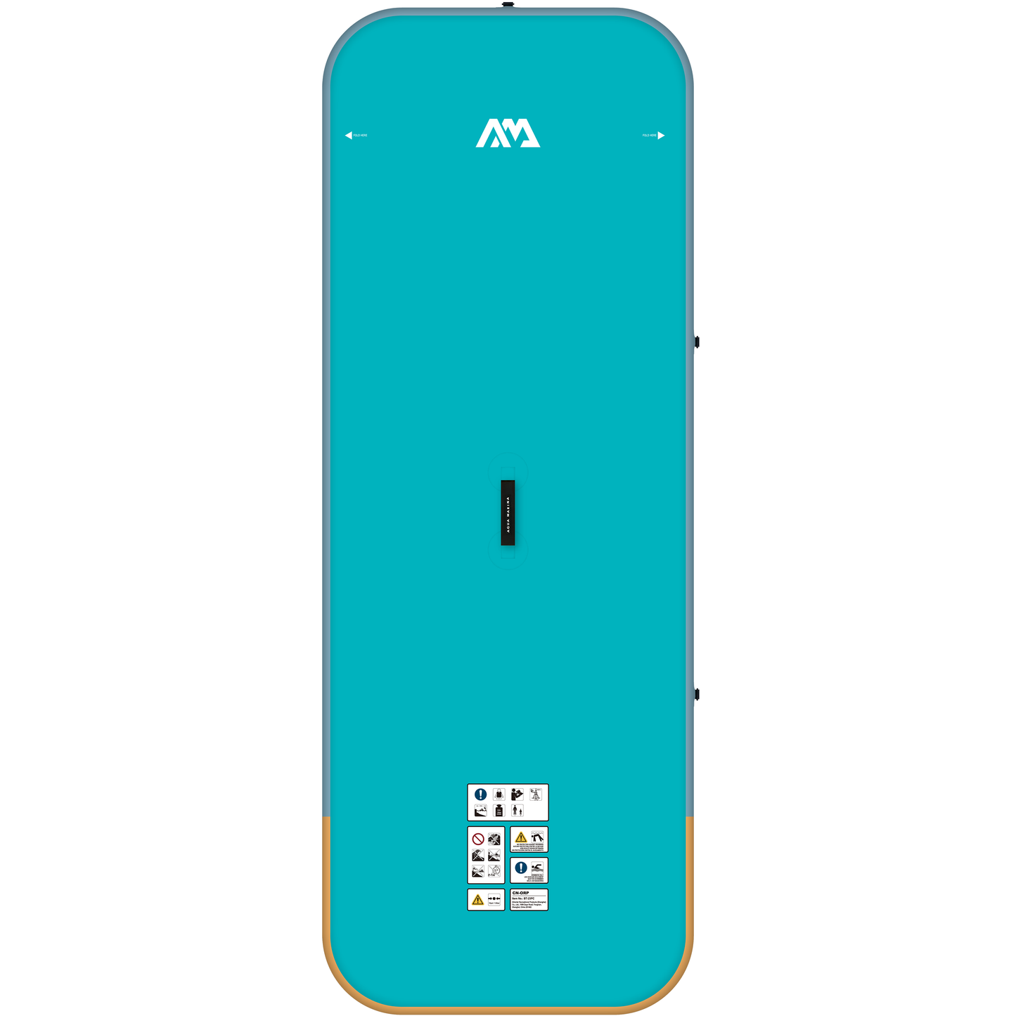 Aqua Marina - PEACE 8'2" Inflatable Fitness Mat w/Carry Strap - Aqua Marina