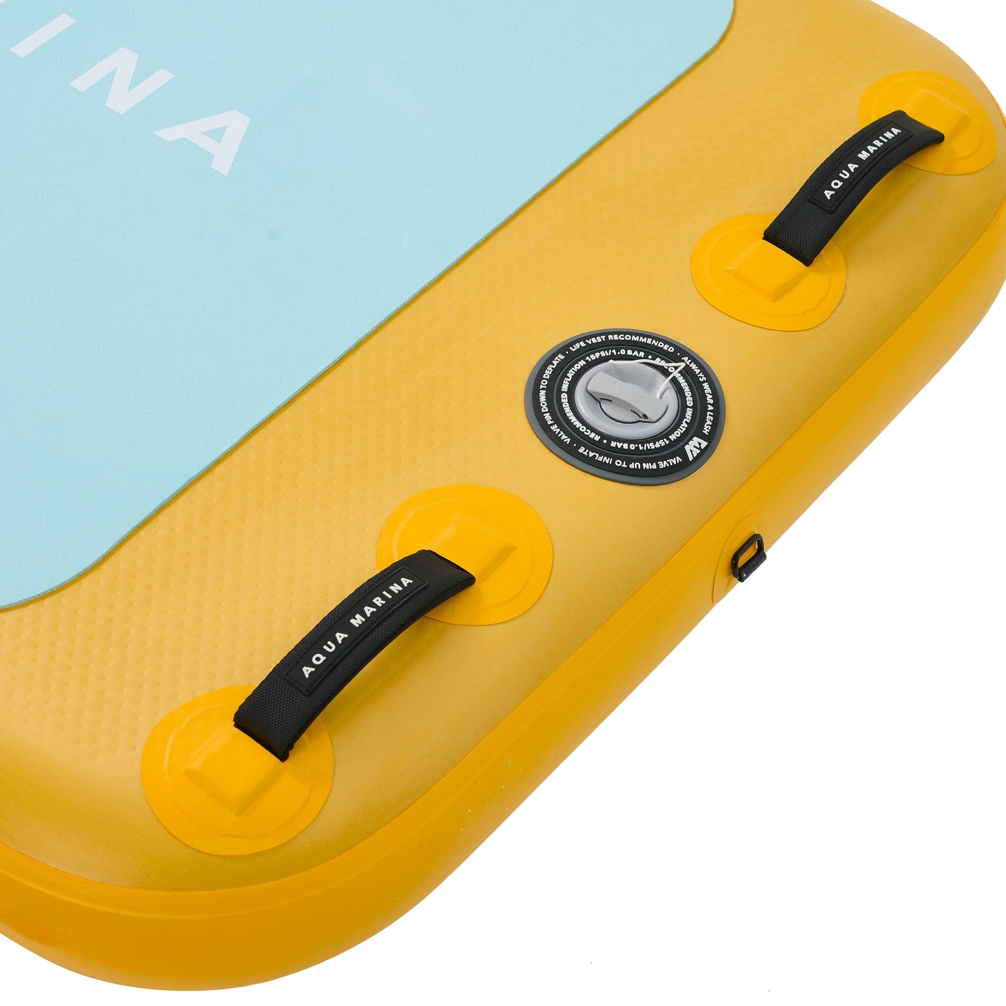 Aqua Marina - PEACE 8'2" Inflatable Fitness Mat w/Carry Strap - Aqua Marina