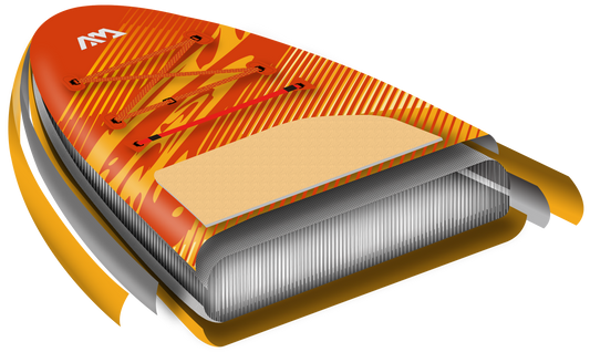 Aqua Marina - FUSION 10'10" All-Around Inflatable Stand Up Paddle Board (iSup) Package