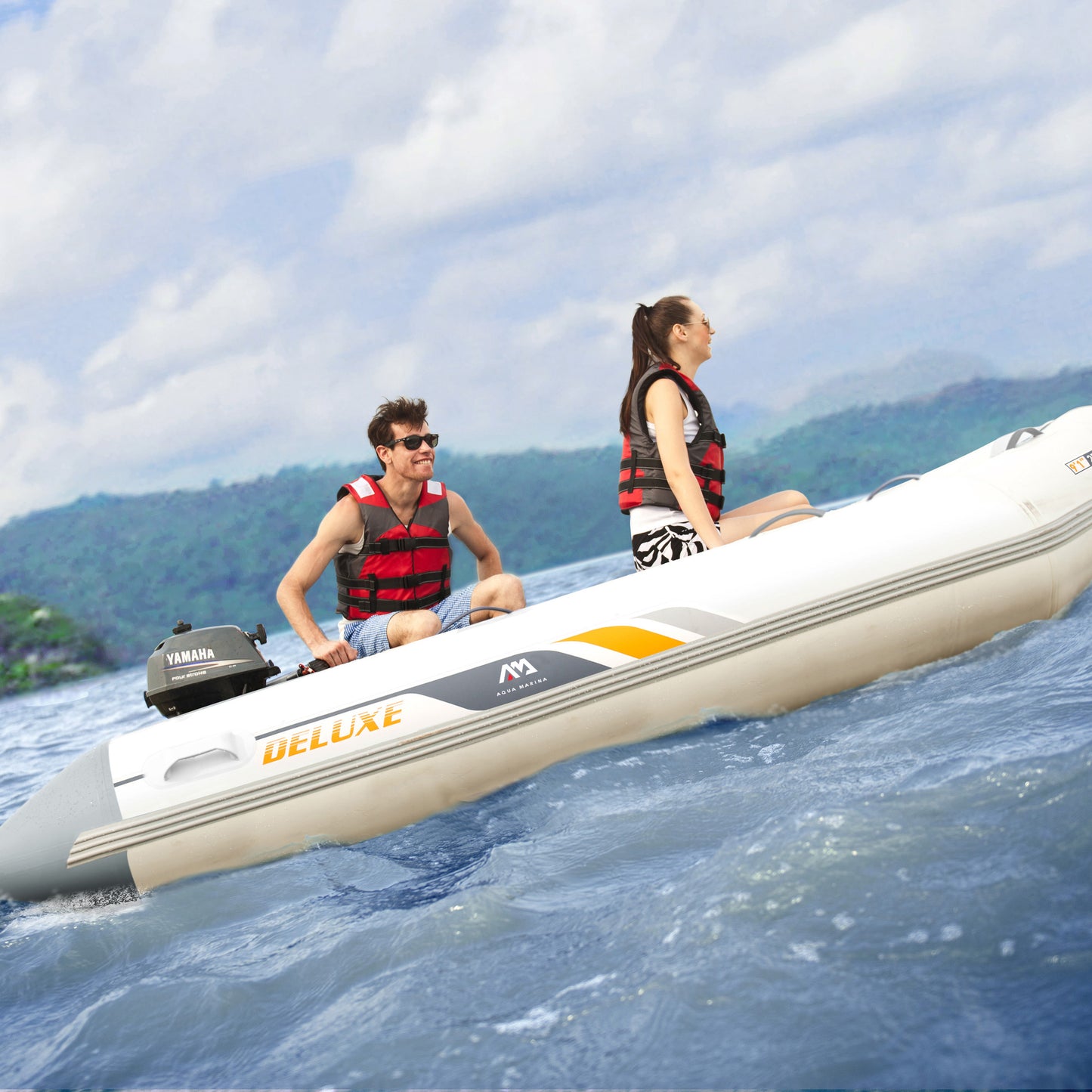 Aqua Marina - Deluxe Sports Boat w/Aluminum Deck - Aqua Marina