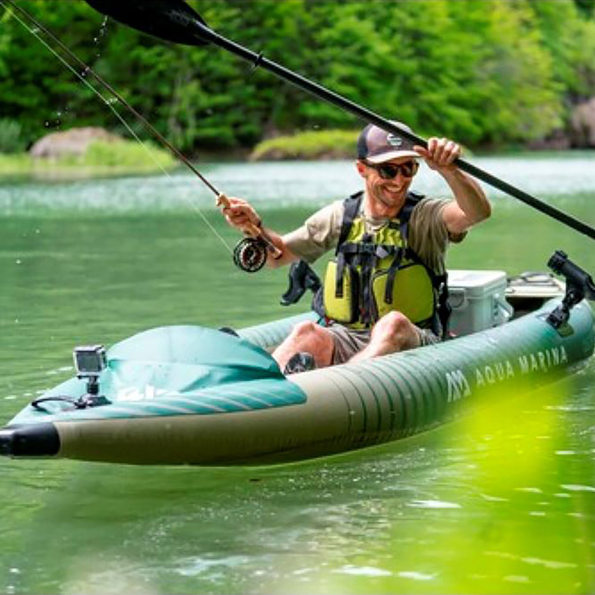 Aqua Marina - Caliber Angling Kayak 1/2-person - Aqua Marina